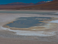 laguna verde San Antonio, Potosi Department, Bolivia, South America