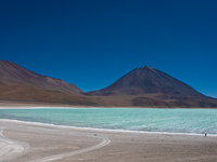 laguna verde San Antonio, Potosi Department, Bolivia, South America