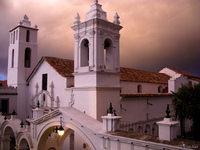 view--san francisco church Sucre, Santa Cruz Department, Bolivia, South America