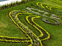 grass painting Sucre, Santa Cruz Department, Bolivia, South America