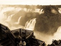 watch tower Foz do Iguassu, Puerto Iguassu, Parana (PR), Misiones, Brazil, South America