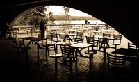 lunch place in iguazu Foz do Iguassu, Puerto Iguassu, Parana (PR), Misiones, Brazil, South America