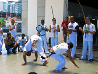 showing capoeira Rio de Janeiro, Rio de Janeiro, Brazil, South America