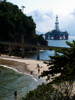 niteroi oil drilling platform Rio de Janeiro, Rio de Janeiro, Brazil, South America