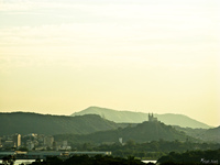 view--rio cathedral on hill Rio de Janeiro, Rio de Janeiro, Brazil, South America