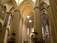 inside of cathedral Sao Paulo, Sao Paulo State, Brazil, South America