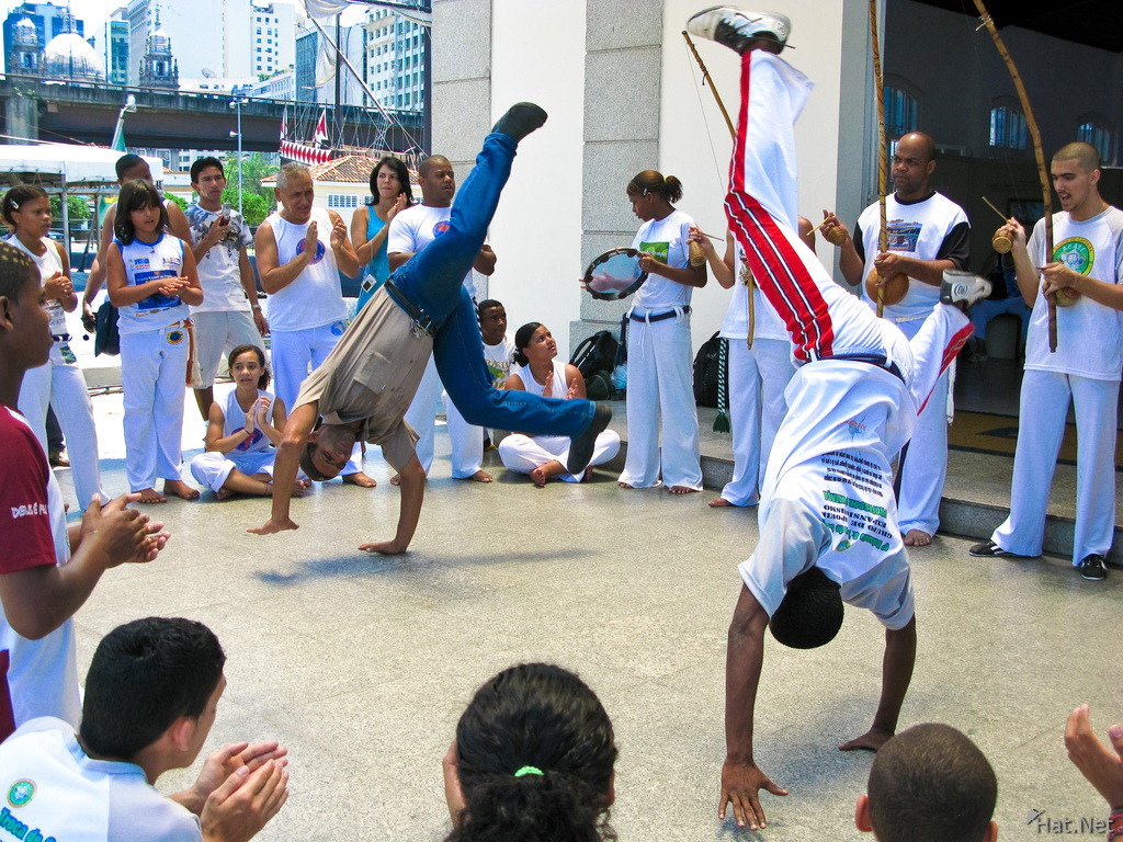 capoeira acrobat