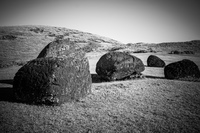 Rocks of Puna pau Isla de Pascua,  Región de Valparaíso,  Chile, South America