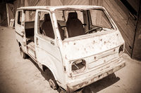 Humberstone Beater Van Pozo Almonte,  Región de Tarapacá,  Chile, South America