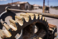 Humberstone creepy machine Pozo Almonte,  Región de Tarapacá,  Chile, South America