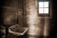 Humberstone creepy sink Pozo Almonte,  Región de Tarapacá,  Chile, South America