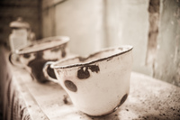 Humberstone creepy cups Pozo Almonte,  Región de Tarapacá,  Chile, South America