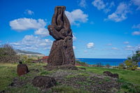 Fish Moai Hanga Roa,  Región de Valparaíso,  Chile, South America