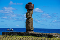 Ahu Taihai Hanga Roa,  Región de Valparaíso,  Chile, South America