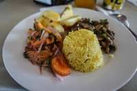 veggie meal in tour La Higuera,  Región de Coquimbo,  Chile, South America