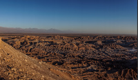 sunset moon valley San Pedro de Atacama,  Región de Antofagasta,  Chile, South America