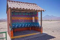 Bus Station outside San Pedro San Pedro de Atacama,  Región de Antofagasta,  Chile, South America