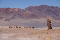 Monk and monks San Pedro de Atacama,  Región de Antofagasta,  Chile, South America