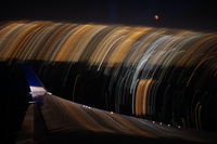 Houston Night Flight Crosby,  Texas,  United States, South America